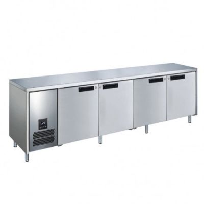 Glacian BFS62350 Slimline 660mm Deep 4 Door S/S Underbench Freezer