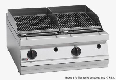 F.E.D. Fagor 700 series - Gas charcoal 2 grid grill BG7-10