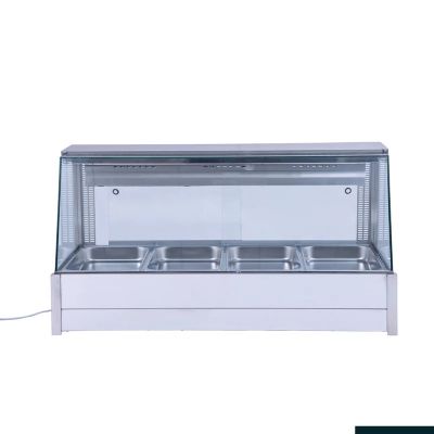 F.E.D Bonvue-BM14TC - Angled Countertop Wet and Dry Bain Marie   