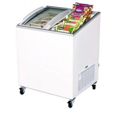 Bromic CF0200ATCG Angle Top Curved Glass Chest Freezer 176L