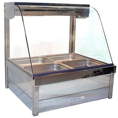 Roband C22 Curved Glass Hot Food Bar - 700mm