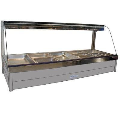 Roband C25RD Curved Glass Hot Food Bar - 1680mm