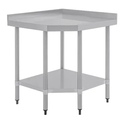 Vogue Stainless Steel Corner Table 600mm CB907