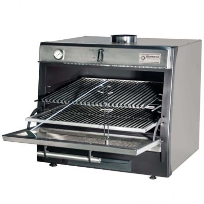 Diamond CBQ-075/SS Charcoal Oven Stainless Steel