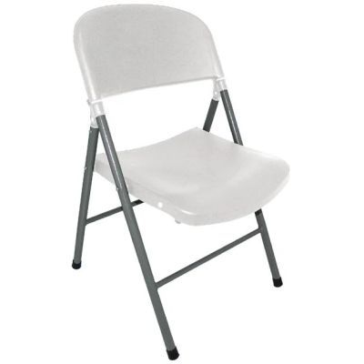 Bolero White Foldaway Utility Chair - (Pack of 2)  CE692