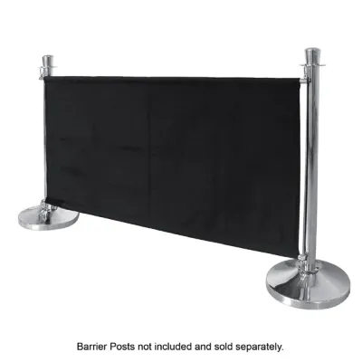 Bolero Black Canvas Barrier CF137