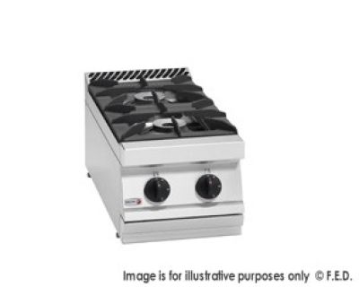 F.E.D. Fagor 700 series natural gas 2 burner boiling top with cast CG7-20H