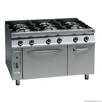 F.E.D. Fagor 900 series natural gas 6 burner CG9-61H