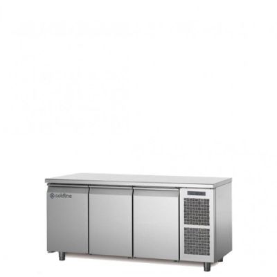 Coldline TP17/1B MASTER - 3 Doors Freezer Counter - With Top