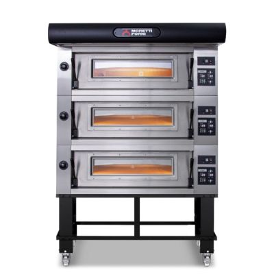 Moretti COMP A/3/S Amalfi Triple Deck Oven on Stand