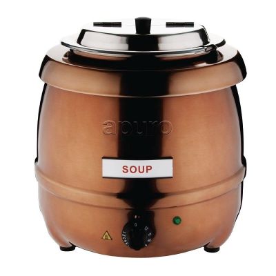 Apuro Soup Kettle Copper Finish 10L CP851A