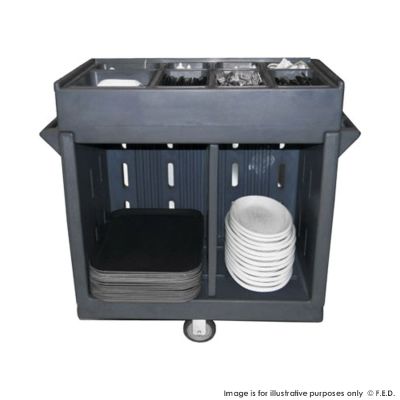 F.E.D. Food Tek CPWK300-20 Adjustable Dish Caddie