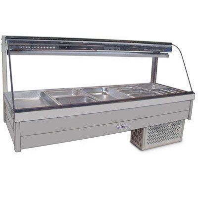 Roband CRX25RD Curved Glass Cold Food Bar
