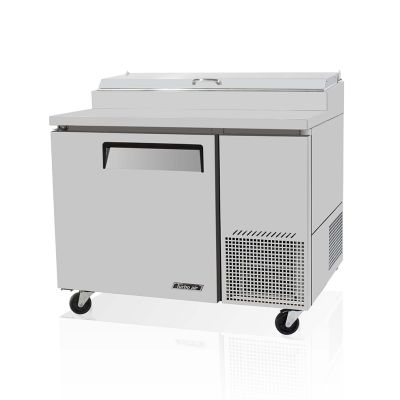 Turbo Air 1 Door Pizza Prep Table Refrigerator - 396L     CTPR-44SD