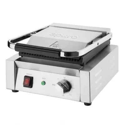 Apuro Bistro Ribbed Contact Grill CU600-A
