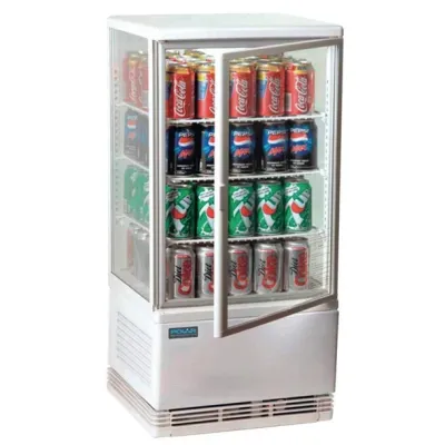 Polar C-Series Energy Efficient Display Fridge 68Ltr White CX578-A