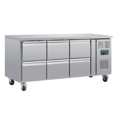 Polar U-Series 6 Drawer Counter Fridge 6xGN DA548-A