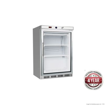 F.E.D. Temperate Thermaster HF200G S/S Display Freezer w/Glass Door