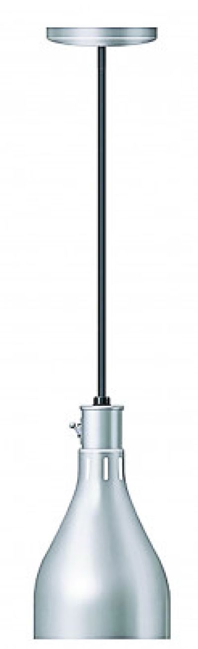 Hatco | DL-500-CL-CH/BK | Glossy Grey Finish Decorative Heat Lamp