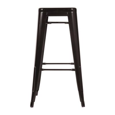 Bolero High Metal Bar Stools Black (Pack of 4) - DL881