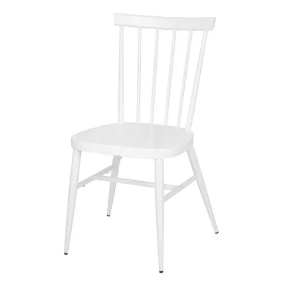 Bolero Windsor Aluminium White Chairs White (Pack of 4) DP718