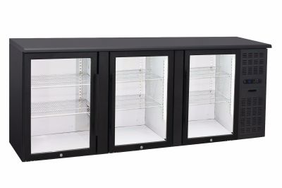 Anvil BBZ0300 Three Door Glass Backbar Fridge