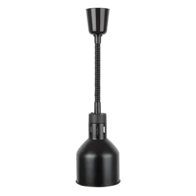 Apuro Retractable Heat Lamp Matte Black Finish DR759-A