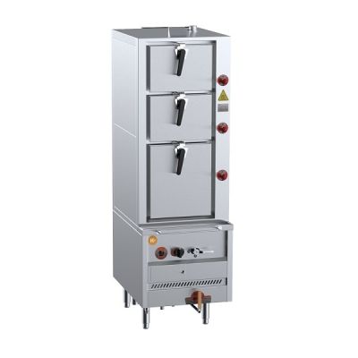 K+ DSK-3S Triple Deck Steamer Including Filter - Slim