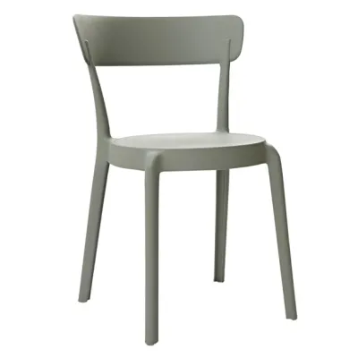 Bolero Mila Café Chairs Moss Grey (Pack of 2) DX974
