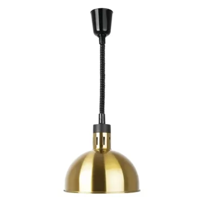 Apuro Retractable Dome Heat Shade Pale Gold Finish DY462-A