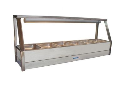 Roband E16RD  Straight Glass Hot Food Display Bar
