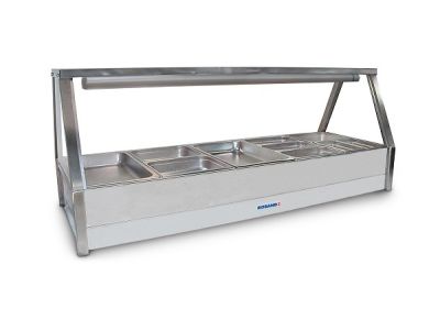 Roband E25RD Straight Glass Hot Food Display Bar