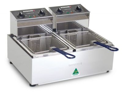 Roband F25 Double Pan Fryers 2 x 5L tank