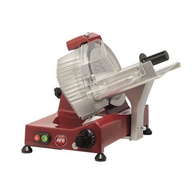 RFE Heavy Duty Belt Driven Slicer, Silver and Red FAF300i