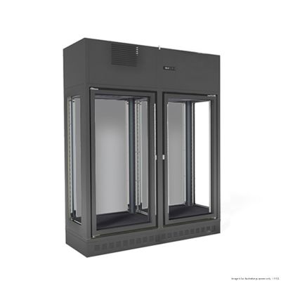 F.E.D. Fagor Single Zone 2 Doors Black Central Wine Cellar FWC-2302-1CB