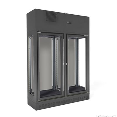 F.E.D. Fagor Single Zone 2 Doors Black Central Wine Cellar FWC-2602-1CB