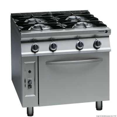 F.E.D. Fagor 900 series natural gas 4 burner CG9-41H