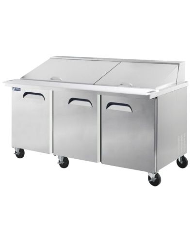 FRESH FMU-72 MEGATOP SANDWICH PREP FRIDGE 3 DOORS   