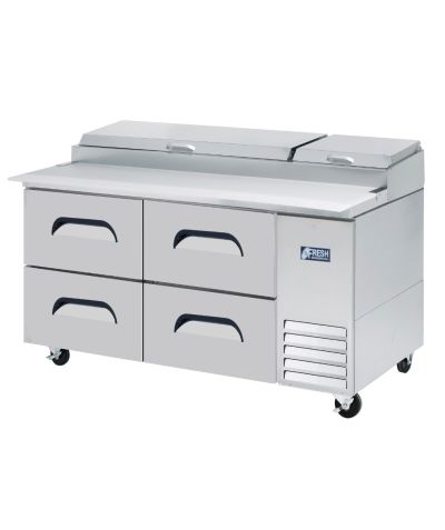  Fresh FPT-67-D4 – Pizza Prep Table 4 Drawer 1700mm Wide   