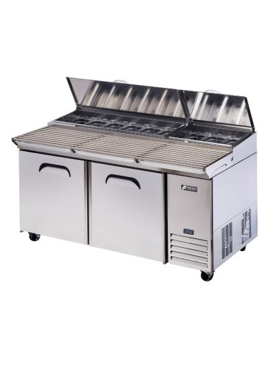 Fresh FPT-67G-D2  – Pizza Prep Table Mixed 2 Drawer 1702mm Wide  