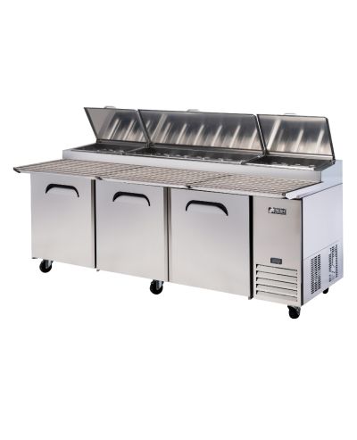 Fresh FPT-93G – Pizza Prep Table 3 Door 2370mm Wide 