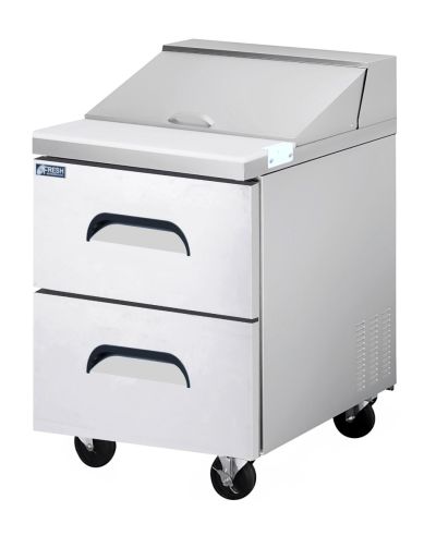  Fresh FSU-28-D2 – Salad & Sandwich Prep Table 2 Drawer 700mm Wide 186L    