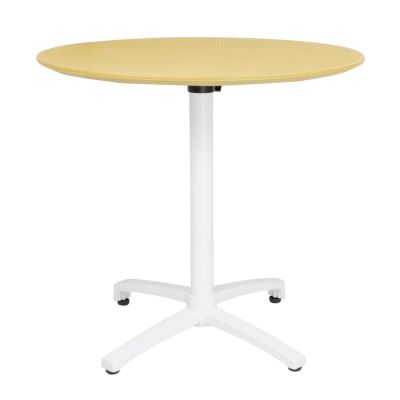 Bolero Folding PP Table 800mm - Mustard Yellow FT622