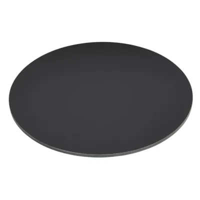 Bolero Matte Black Round Outdoor Table Top 600mm FU531