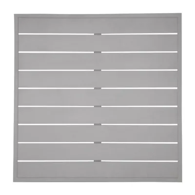 Bolero Aluminium Square Table Top Light Grey 700mm FW598