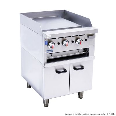 F.E.D. Gasmax GGS-24 Gas Griddle and Gas Toaster with Cabinet