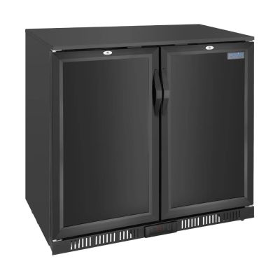 Polar G-series 850mm Double Door Back Bar Cooler Solid Door 198 Ltr GE998-A