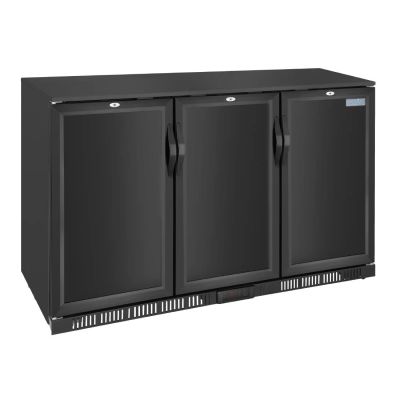 Polar G-series 850mm Triple Door Back Bar Cooler Solid Door 320 Ltr GE999-A