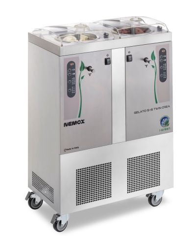 Nemox GELATO 5+5K TWIN CREA I-GREEN Double Freestanding Ice Cream Machine - 5 + 5K TWIN CREA I-GREEN