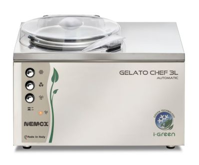 Nemox GELATO CHEF 3L AUTO I-GREEN BENCHTOP ICE CREAM MACHINE - 3L AUTO I-GREEN